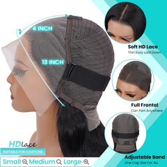 A FUTURE TONGMEI 13x4 full lace frontal bob wig natural hairline support