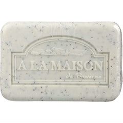 A LA MAISON Coconut Charcoal Bar Soap nourishes with shea and argan oils.