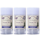 A La Maison Lavender Aloe deodorant packaging ready for travel and daily use