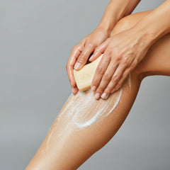 A LA MAISON bar soap with shea butter and argan oil delivering soft, hydrated skin.