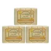A LA MAISON Oat Milk Bar Soap pack front, ideal for daily cleansing and hydration