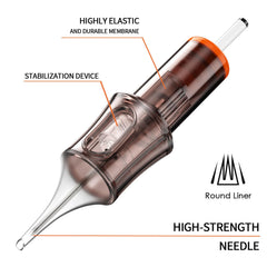 A-minusone 316L stainless steel cartridges shown for durability and precision.