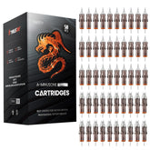 A-minusone 50 mixed tattoo cartridge needles pack for versatile lining and shading.