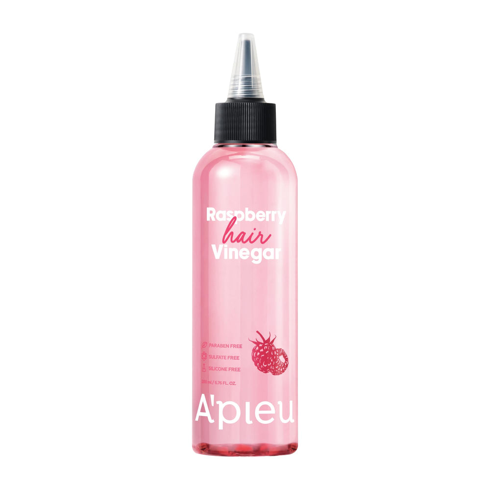 A'PIEU Raspberry Hair Vinegar rinse bottle promotes scalp care and gentle cleansing