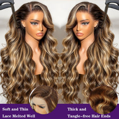 A8 pre-plucked hairline with baby hairs for a natural frame.