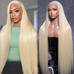 Aallinine 613 lace front wig, front view, natural hairline for a realistic look