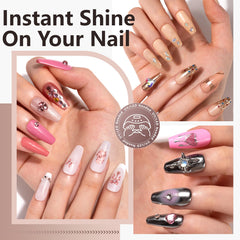 ABAC Pat Paint gel polish stamping demonstrates crisp designs and clean transfer