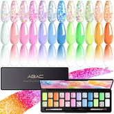 ABAC Solid Gel Nail Polish kit collection: vibrant colors for at-home manicures