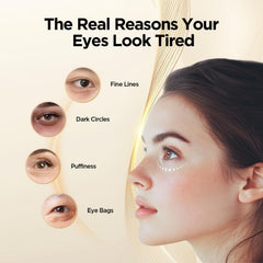 Abarno Hydrating Eye Serum reduces puffiness for a smoother morning look.