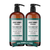 Abbot Kinney Tea Tree 3in1 bottle pump for easy head-to-toe cleansing.