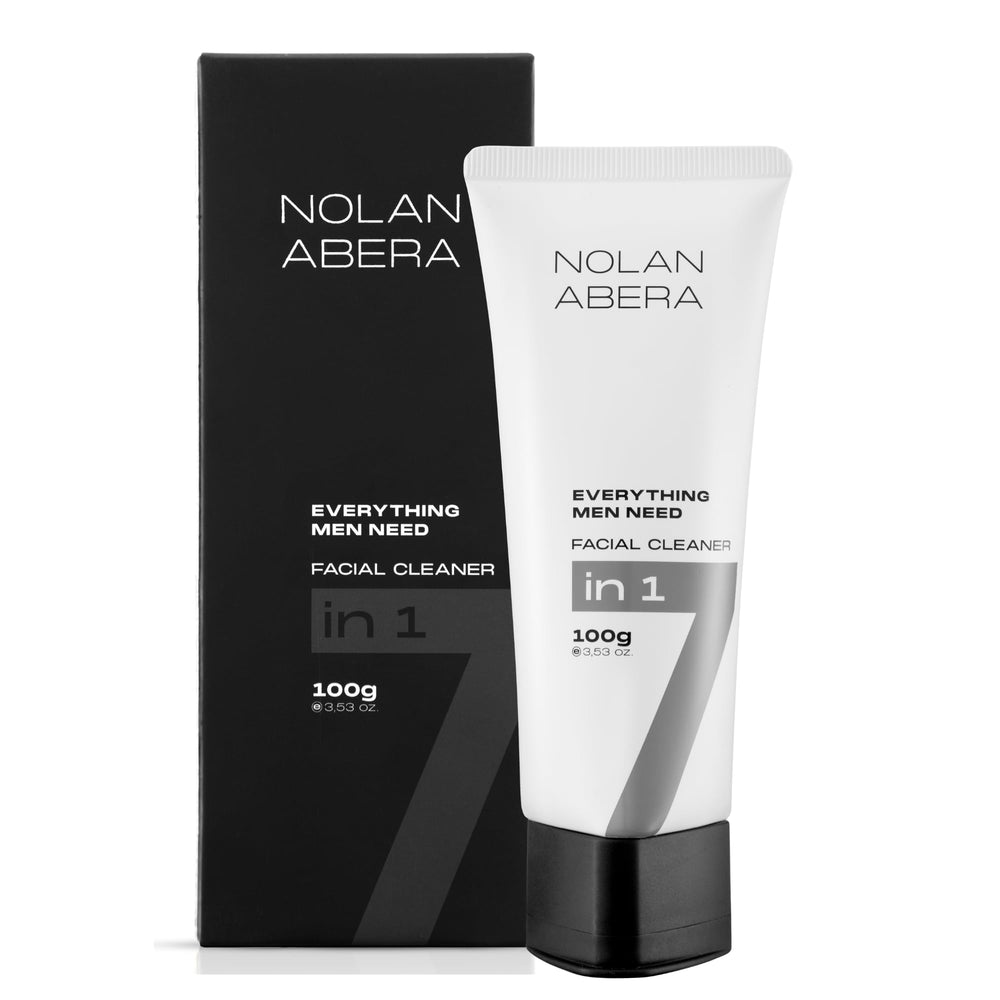 ABERA Nolan Daily Cleanser bottle-pump for refreshing skin balance.