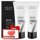 ABERA Nolan Daily Cleanser bottle for a refreshing morning routine with oil control
