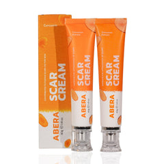ABERA Scar Cream Upgrade bottle ready for skin regeneration.