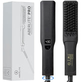 Aberlite Pro beard straightener with adjustable heat settings for versatile styling