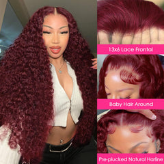 Abhayy HD transparent lace 13x6 wig showing seamless parting and scalp illusion.