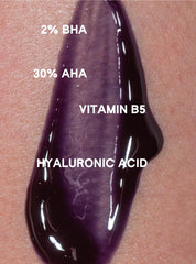 Abi Ame Exfoliant pre-shower application demonstrates controlled treatment on skin