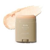 Abib Airy Sunstick front view shows compact SPF50+ protection for all skin tones