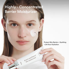 Close-up of the tube texture shows quick absorption with a non-greasy finish.