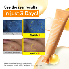 Hands applying Abib Glutathiosome Cream Vita Tube for daily care.