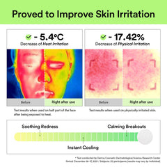 Abib Heartleaf Spot Pad being applied to the face for calming care