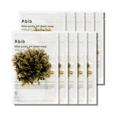 Abib Mild Acidic pH mask with Jericho Rose for radiant, hydrated skin.