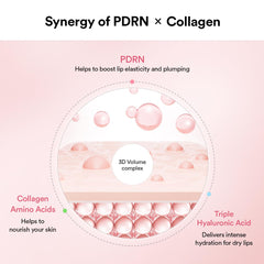 Abib PDRN Collagen Lip Mask glossy finish adds shine without heaviness