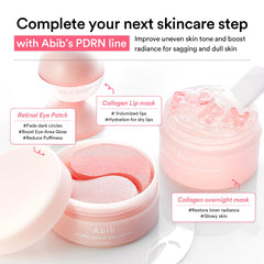 Abib PDRN retinol eye patches refresh under-eye area.