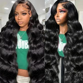 Ablyea 30 inch 13x6 body wave lace front wig shows natural hairline for daily styling
