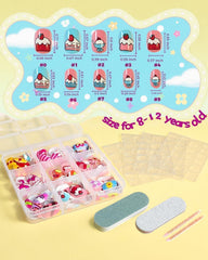 ABOLINE press-on nails kit includes nail tabs for secure adhesion