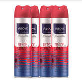 ABOVE Fierce and Savage 4pc packaging shows travel-ready set.