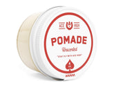Ace High Unscented Pomade jar front view showing strong hold and natural shine.