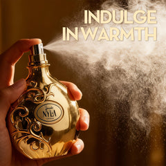 A CENTER Nyla Vanille spray on wrist for a confident scent trail.