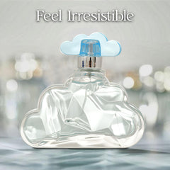 Close-up of Soft Cloud bottle cap emphasizes coconut and vanilla orchid notes.