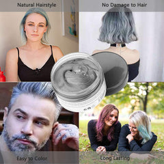 Acomler gray wax color palette displaying range for creative looks