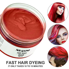 Acomler red hair dye pomade 4.23 oz for bold cosplay looks.