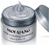 Acosexy Grey Hair Dye Temporary Wax jar ready for bold party looks