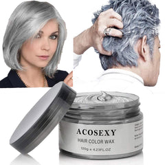 Acosexy hair wax application brush for easy color control
