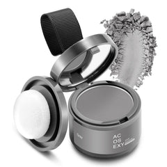 Acosexy powder along the hairline for a natural, long-lasting color.