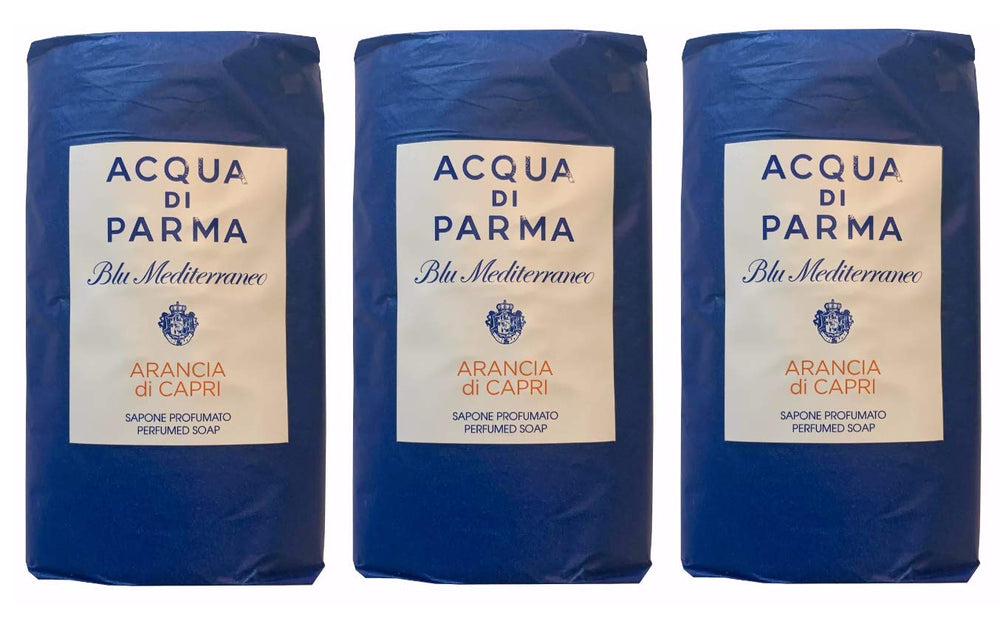 Acqua Di Parma Arancia Di Capri wrapped soap, citrus luxury for a refreshing bath ritual.