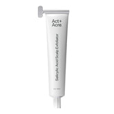 ACT+ACRE bottle pour shows balanced scalp exfoliation benefits.