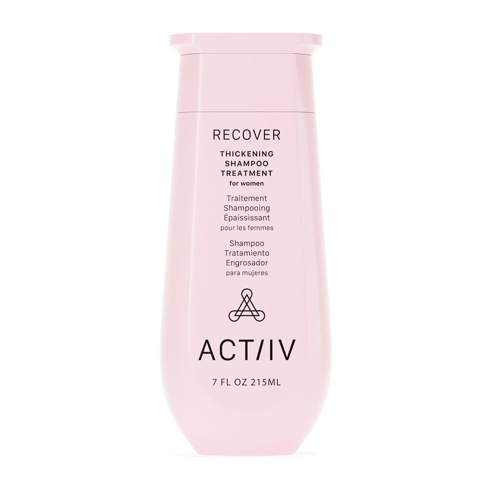 ACTIIV Recover thickening shampoo bottle front view for fuller-looking hair.