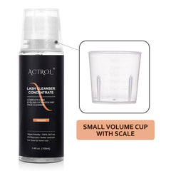 ACTROL concentrate with diluent ratio 1:11 instructional graphic for safe mixing.