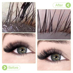 ACTROL cleanser lather along lash line removing debris for cleaner lashes
