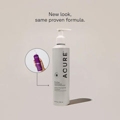 Acure Bonding Conditioner chia seed infusion close-up illustrates strand strengthening properties.