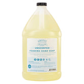 Adams Handmade Soap thin castile foaming bottle 1 gallon, gentle on skin for daily hand washing.