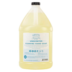 Adams Handmade Soap thin castile foaming bottle 1 gallon, gentle on skin for daily hand washing.