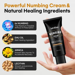 Adellina Numbing Cream with Arnica supports skin conditioning during use.