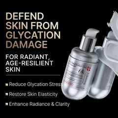 A'demang 6K peptide complex close-up highlighting anti-glycation benefits