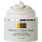 Admire My Skin Vitamin C Mask jar closeup: brightening and hydrating benefits.