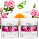 Advanced Clinicals Bulgarian Rose Lotion bottle for daily hydrating skincare.